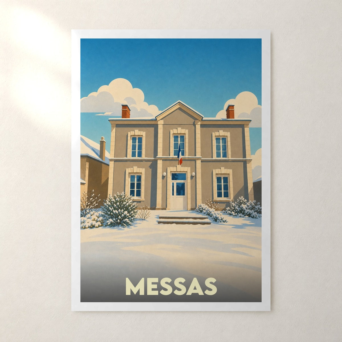 Affiche Messas – sans cadre, accrochée au mur