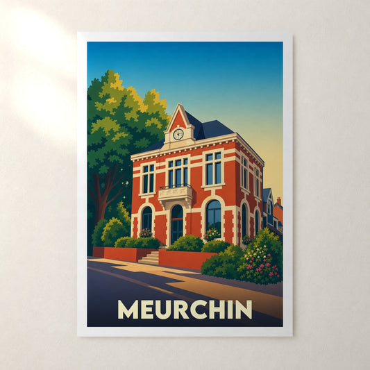 Affiche Meurchin – sans cadre, accrochée au mur