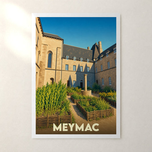 Affiche Meymac – sans cadre, accrochée au mur