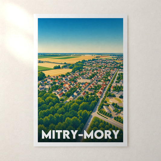 Affiche Mitry-Mory – sans cadre, accrochée au mur
