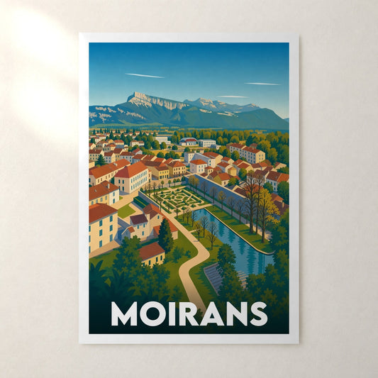 Affiche Moirans – sans cadre, accrochée au mur