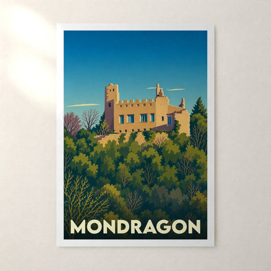 Affiche Mondragon – sans cadre, accrochée au mur