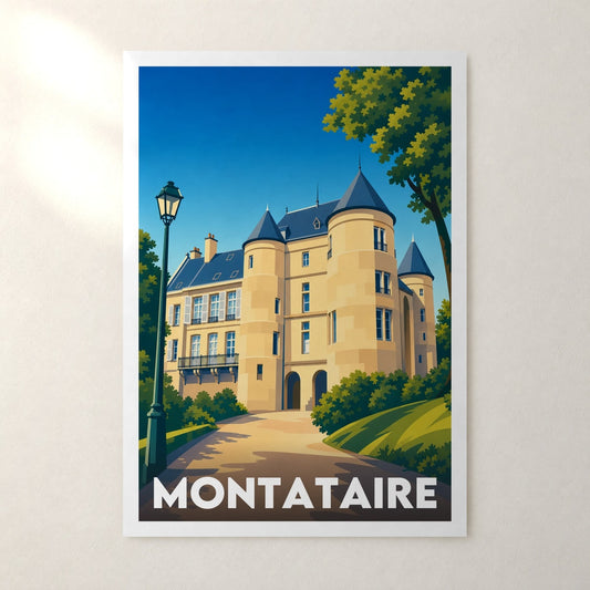 Affiche Montataire – sans cadre, accrochée au mur