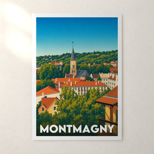 Affiche Montmagny – sans cadre, accrochée au mur