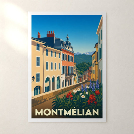 Affiche Montmélian – sans cadre, accrochée au mur