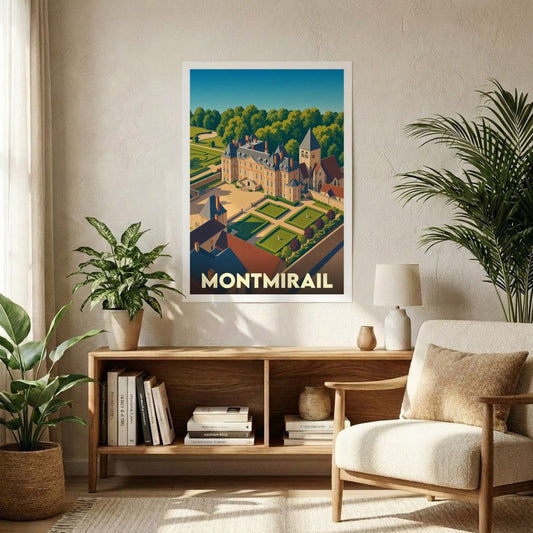 Affiche A1 (59,4 x 84,1 cm) Sans cadre souvenir de Montmirail