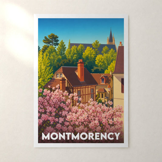 Affiche Montmorency – sans cadre, accrochée au mur