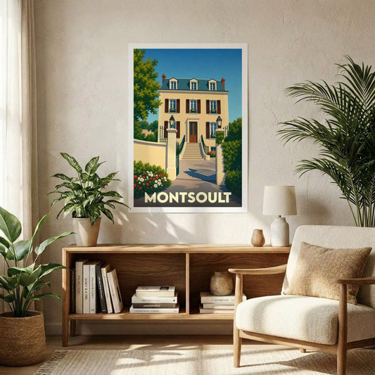 Affiche A1 (59,4 x 84,1 cm) Sans cadre souvenir de Montsoult