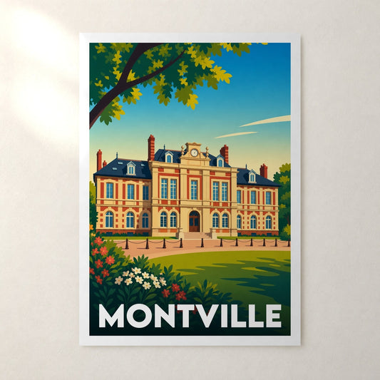 Affiche Montville – sans cadre, accrochée au mur