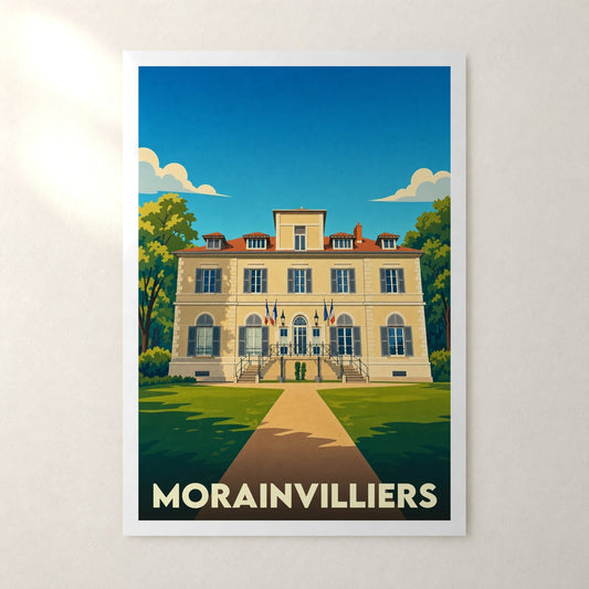 Affiche Morainvilliers – sans cadre, accrochée au mur
