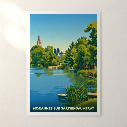Affiche Morannes sur Sarthe-Daumeray – sans cadre, accrochée au mur