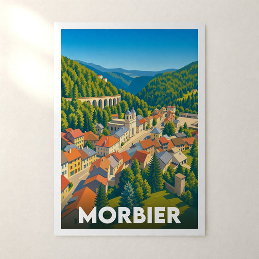 Affiche Morbier – sans cadre, accrochée au mur