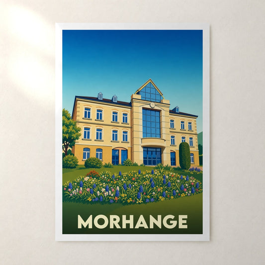 Affiche Morhange – sans cadre, accrochée au mur