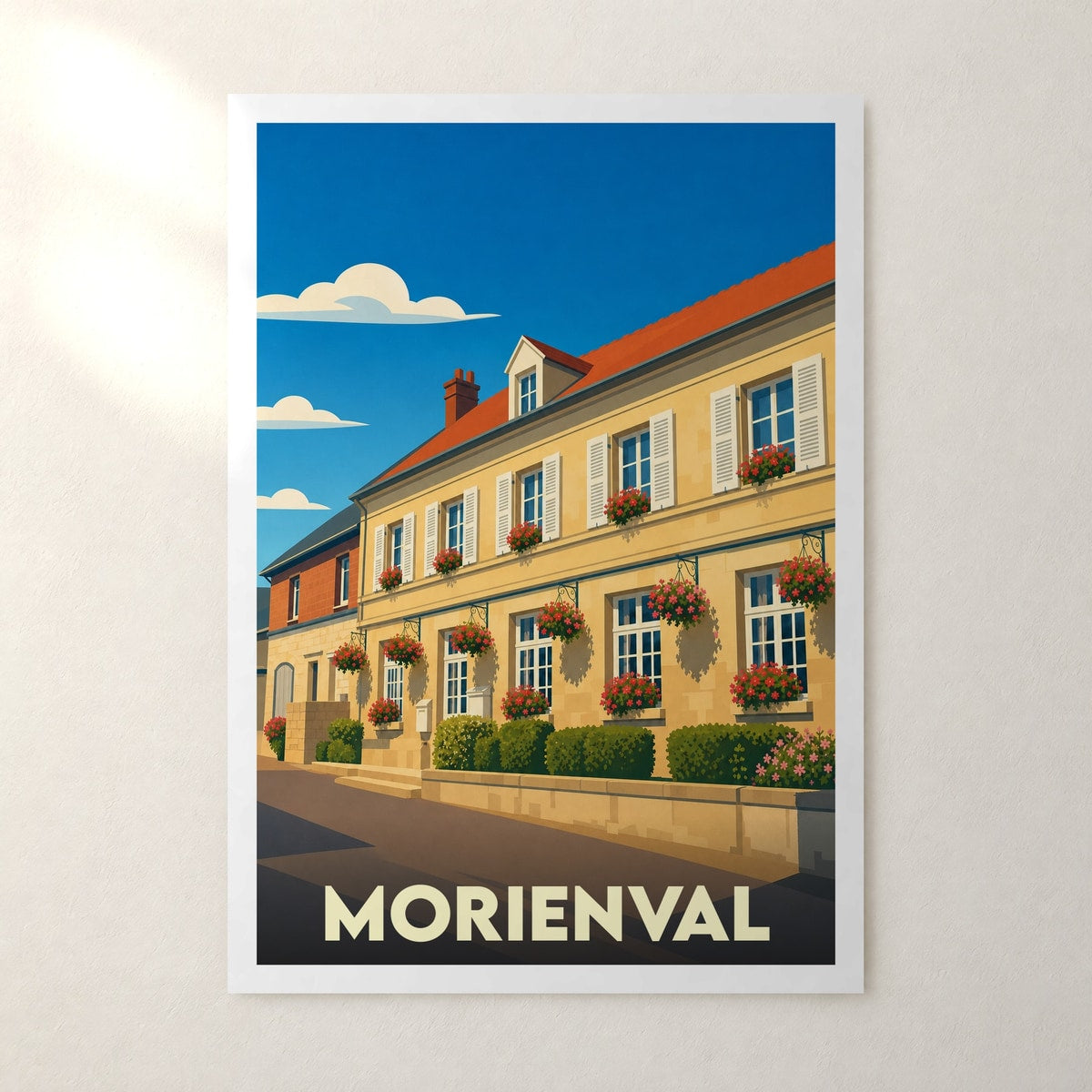 Affiche Morienval – sans cadre, accrochée au mur