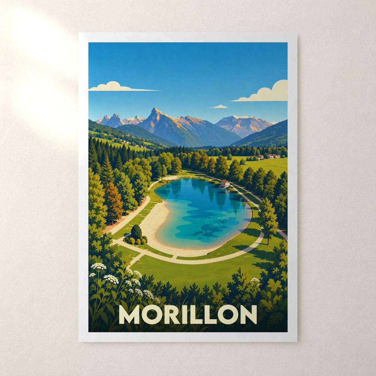 Affiche Morillon – sans cadre, accrochée au mur