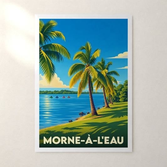 Affiche Morne-à-l'Eau – sans cadre, accrochée au mur