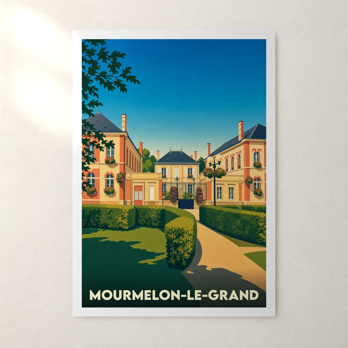 Affiche Mourmelon-le-Grand – sans cadre, accrochée au mur
