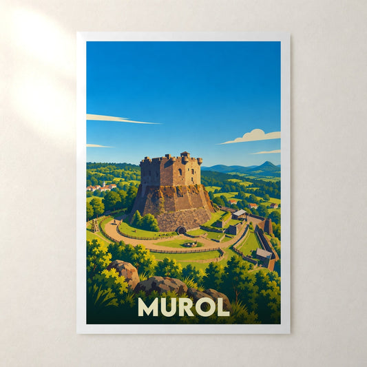 Affiche Murol – sans cadre, accrochée au mur