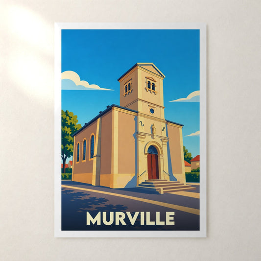 Affiche Murville – sans cadre, accrochée au mur