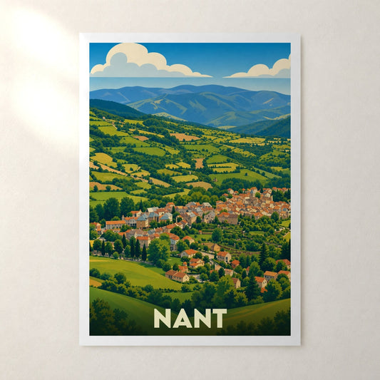 Affiche Nant – sans cadre, accrochée au mur