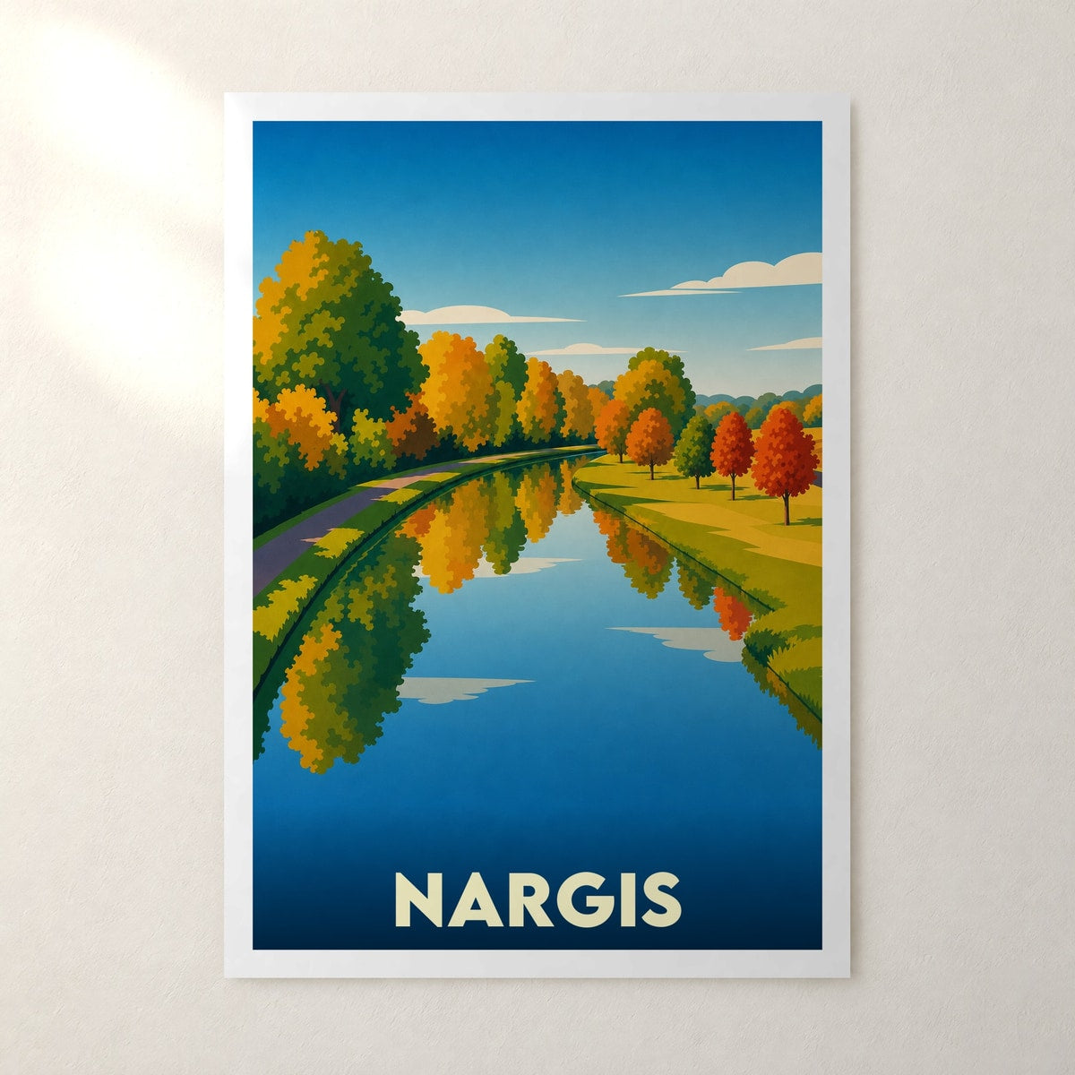 Affiche Nargis – sans cadre, accrochée au mur