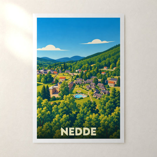 Affiche Nedde – sans cadre, accrochée au mur