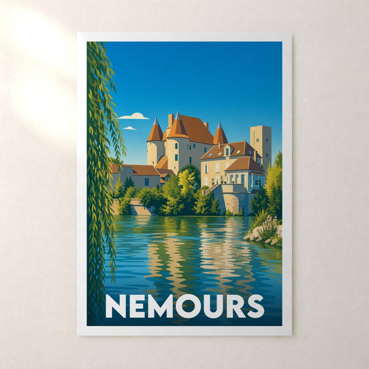 Affiche Nemours – sans cadre, accrochée au mur