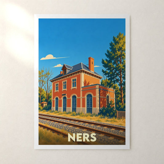 Affiche Ners – sans cadre, accrochée au mur