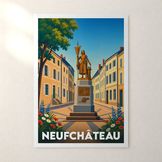 Affiche Neufchâteau – sans cadre, accrochée au mur