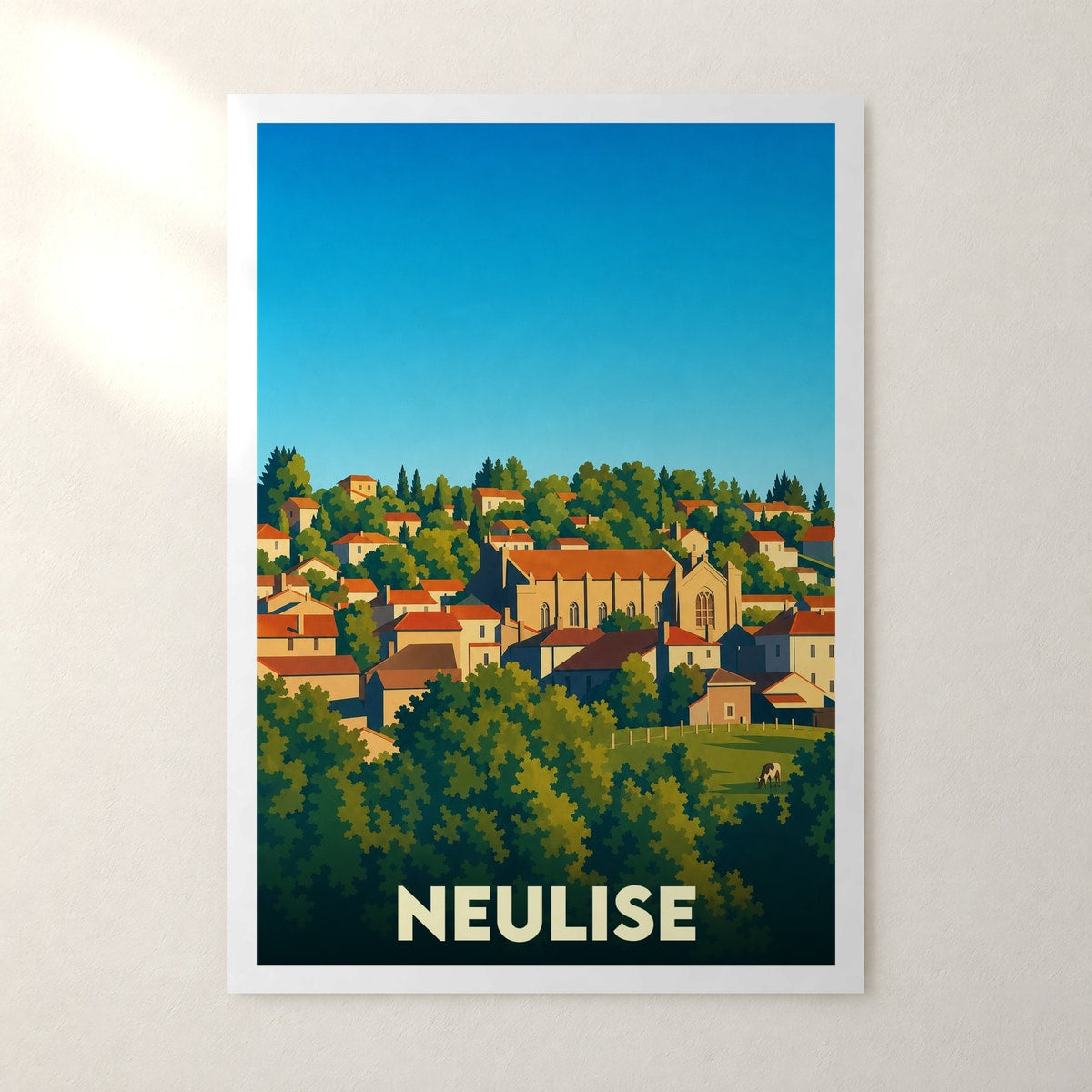 Affiche Neulise – sans cadre, accrochée au mur
