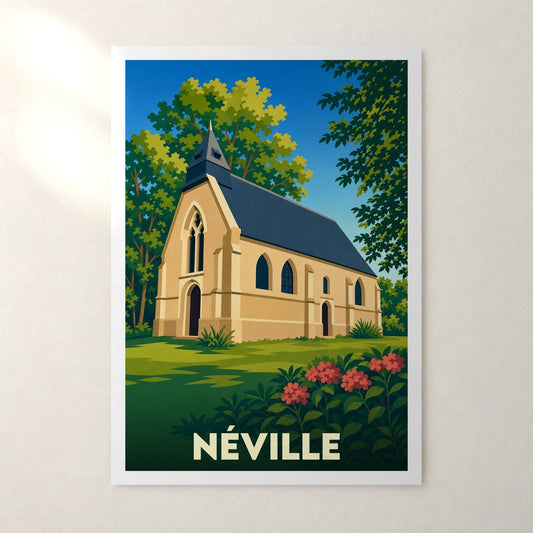 Affiche Néville – sans cadre, accrochée au mur