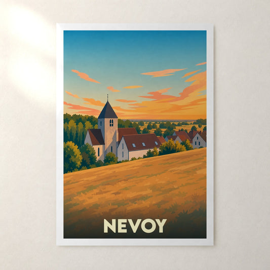 Affiche Nevoy – sans cadre, accrochée au mur