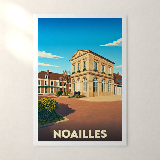Affiche Noailles – sans cadre, accrochée au mur