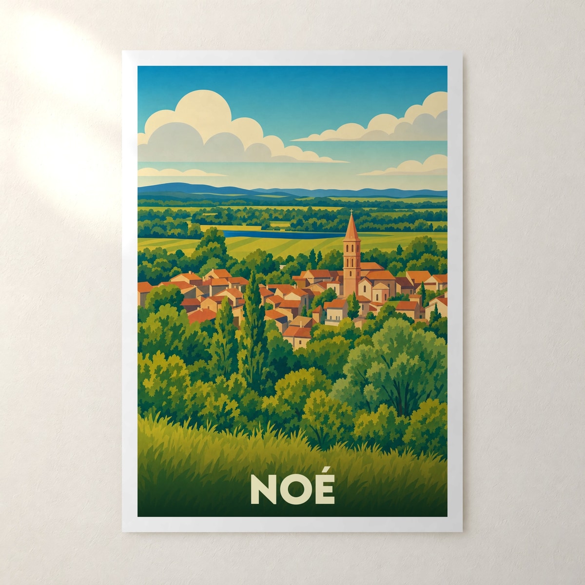 Affiche Noé – sans cadre, accrochée au mur