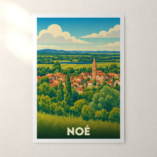 Affiche Noé – sans cadre, accrochée au mur