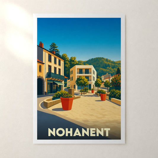 Affiche Nohanent – sans cadre, accrochée au mur