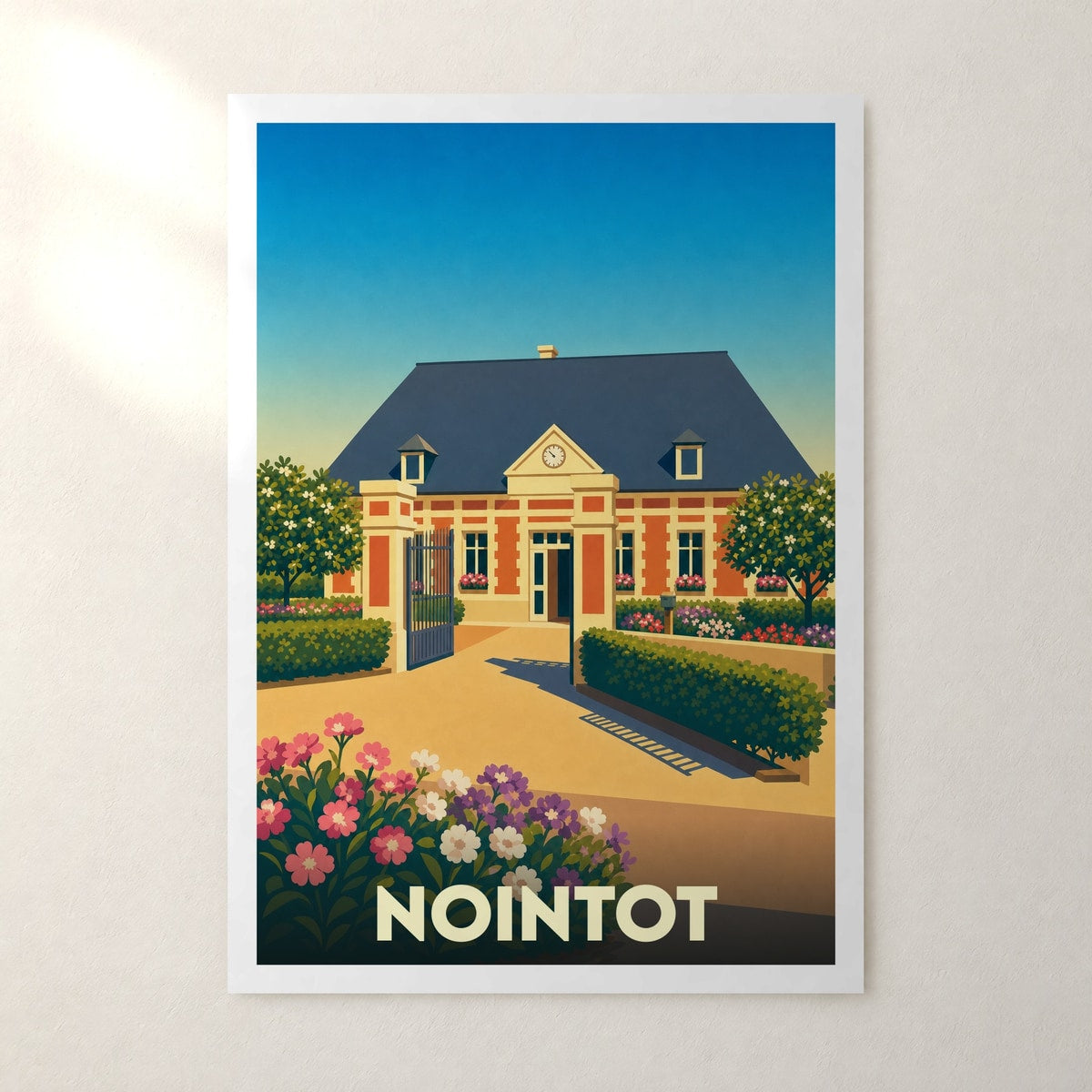 Affiche Nointot – sans cadre, accrochée au mur