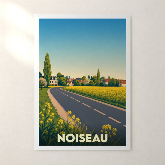 Affiche Noiseau – sans cadre, accrochée au mur