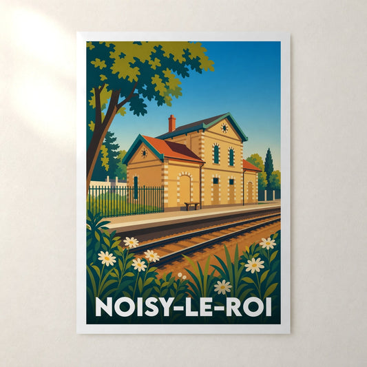 Affiche Noisy-le-Roi – sans cadre, accrochée au mur