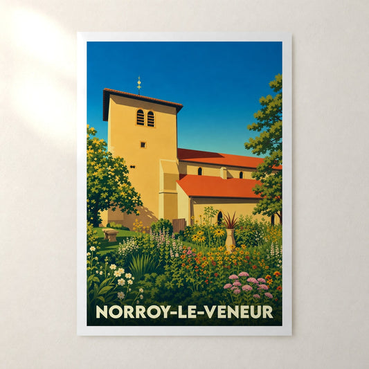 Affiche Norroy-le-Veneur – sans cadre, accrochée au mur