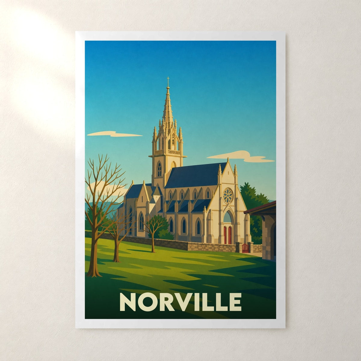 Affiche Norville – sans cadre, accrochée au mur