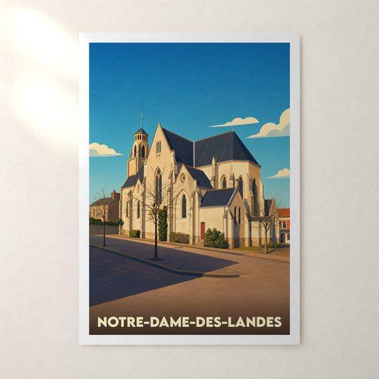 Affiche Notre-Dame-des-Landes – sans cadre, accrochée au mur