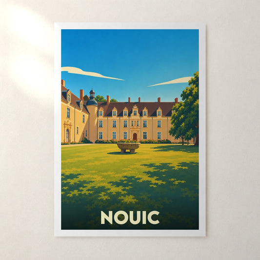 Affiche Nouic – sans cadre, accrochée au mur
