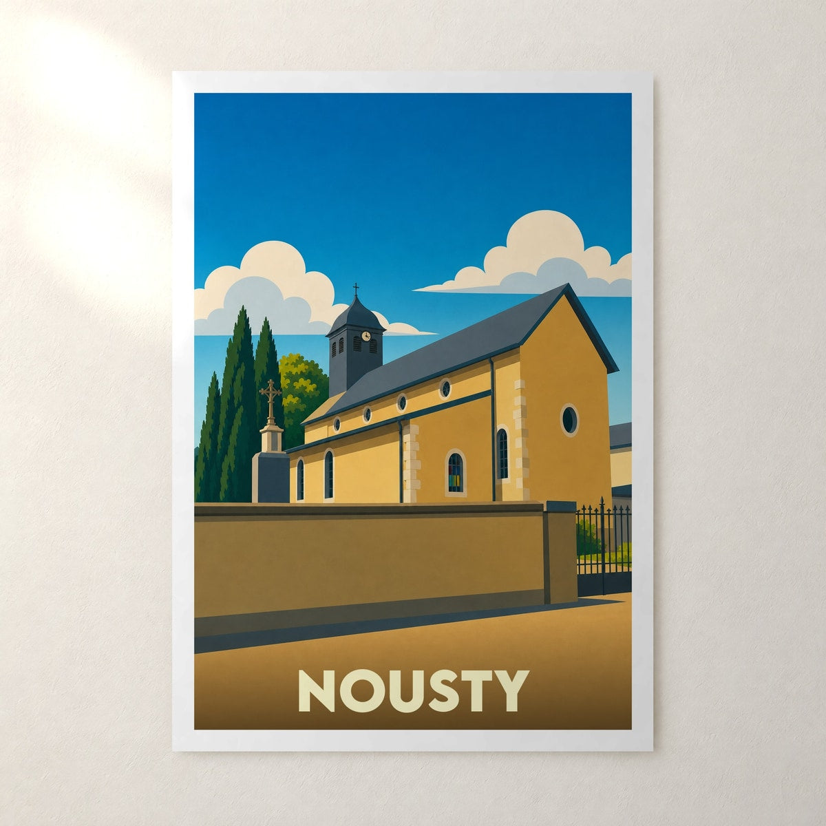 Affiche Nousty – sans cadre, accrochée au mur