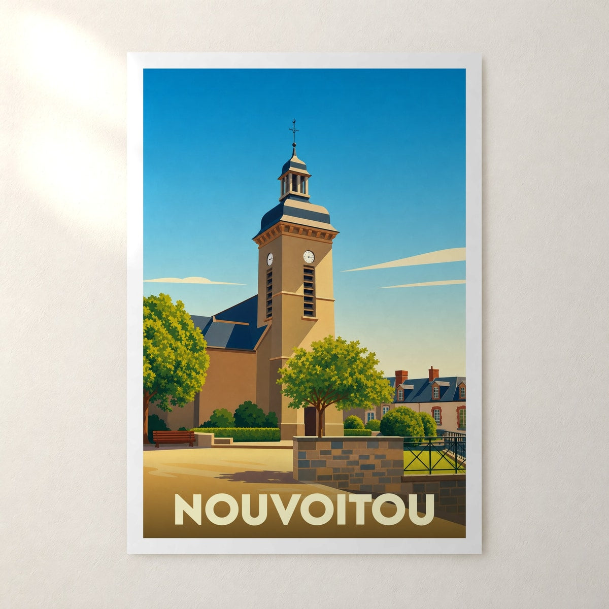 Affiche Nouvoitou – sans cadre, accrochée au mur