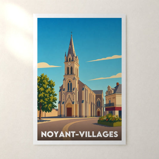 Affiche Noyant-Villages – sans cadre, accrochée au mur
