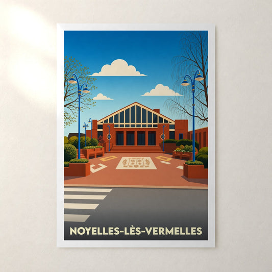 Affiche Noyelles-lès-Vermelles – sans cadre, accrochée au mur