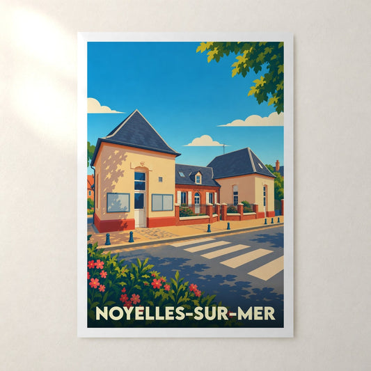 Affiche Noyelles-sur-Mer – sans cadre, accrochée au mur