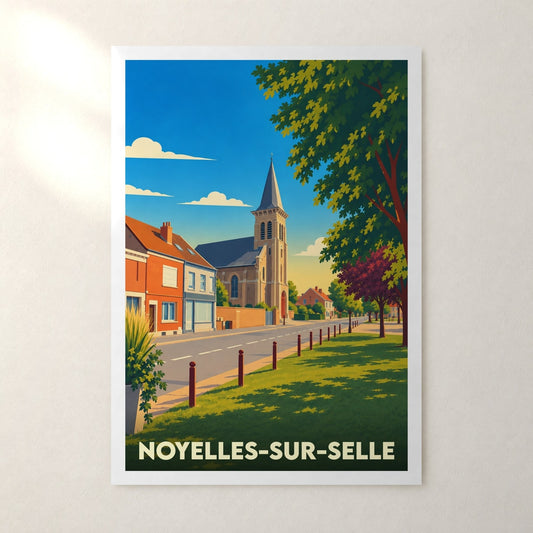Affiche Noyelles-sur-Selle – sans cadre, accrochée au mur