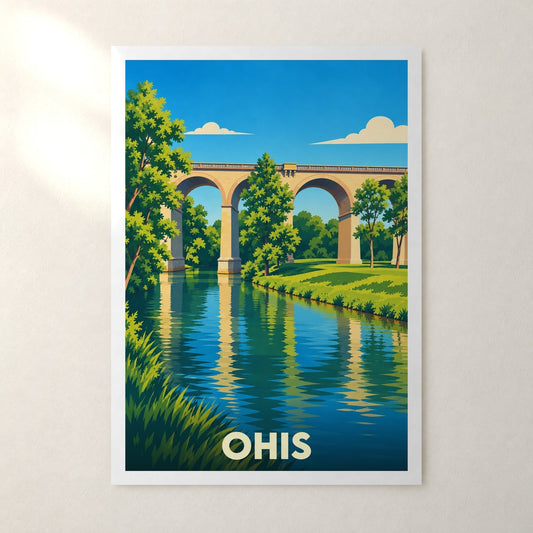Affiche Ohis – sans cadre, accrochée au mur